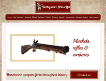 Tablet Screenshot of derbyshirearms.com